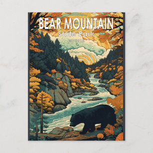Bear Mountain State Park New York Travel Vintage Postcard