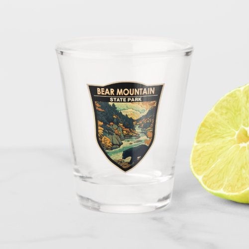 Bear Mountain State Park New York Travel Vintage Shot Glass