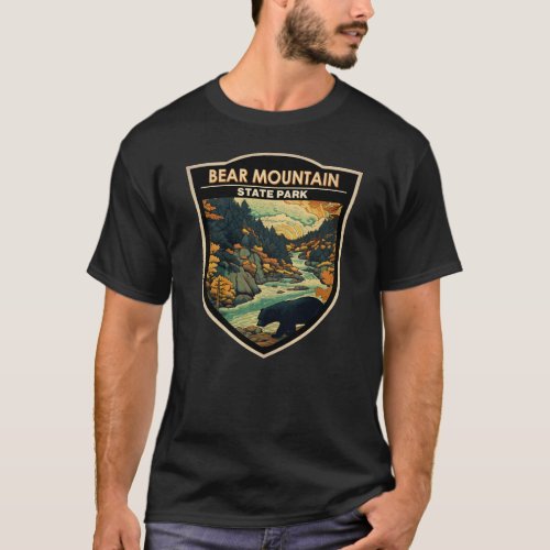 Bear Mountain State Park New York Travel Vintage T_Shirt