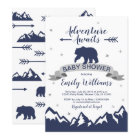 Bear Mountains Boy Baby Shower Invitation | Zazzle