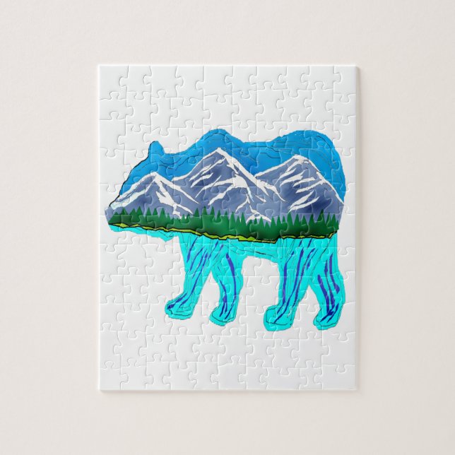 Bear much ground jigsaw puzzle (Vertical)
