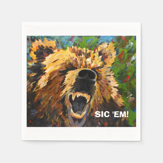 BEAR NAPKINS (Front)