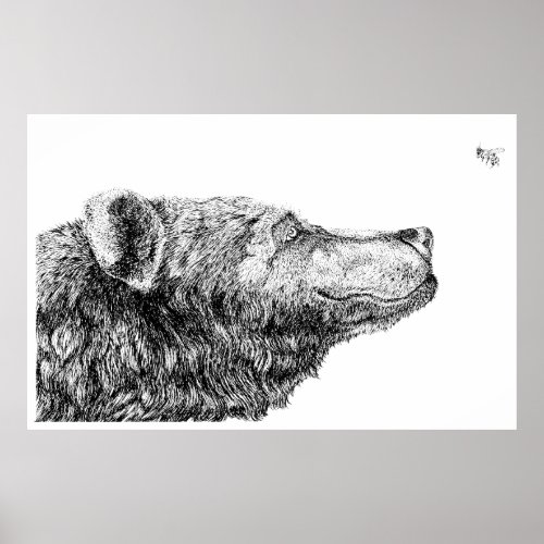 Bear Necessities by Inkspot Poster