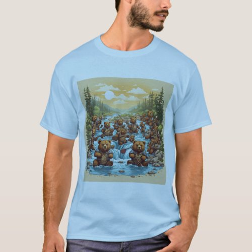 Bear Necessities Fishing Fiesta Collection T_Shirt