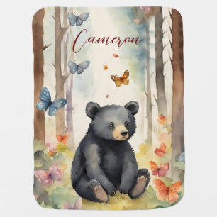 Bear Neutral Baby Blanket