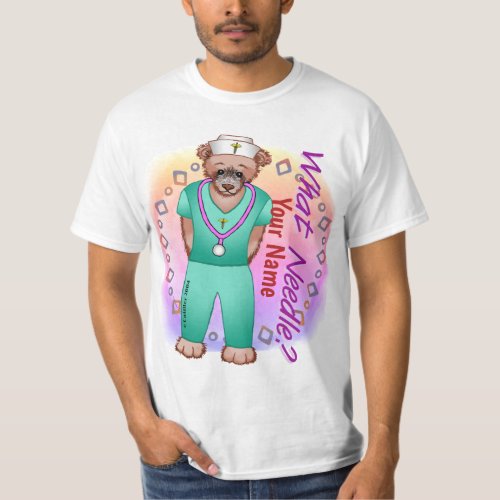 Bear Nurse custom name T_Shirt