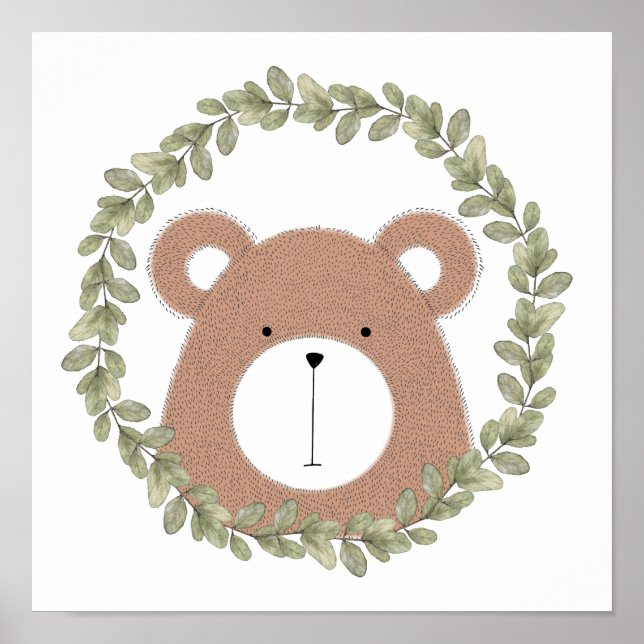Bear Nursery Print (Front)