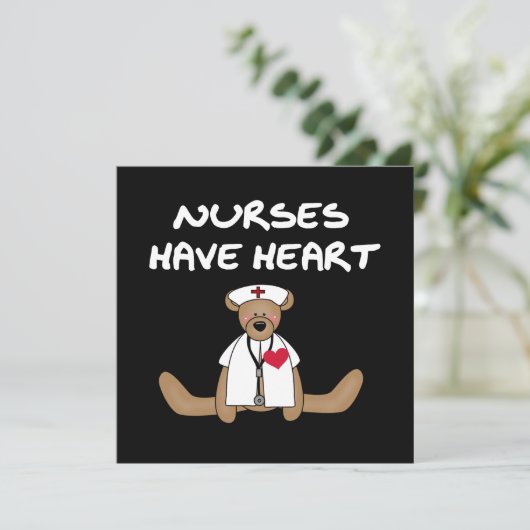 Bear Nurses Have Heart T-shirts and Gifts (Standing Front)