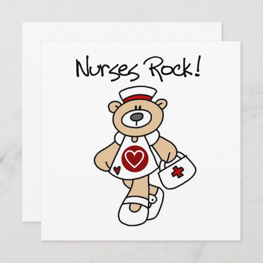 Bear Nurses Rock T-shirts and Gifts (Front/Back)