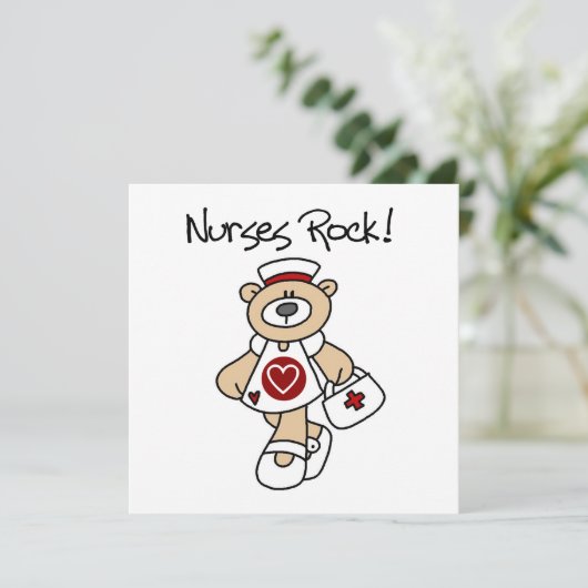 Bear Nurses Rock T-shirts and Gifts (Standing Front)