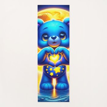 Bear Of Love Yoga Mat by MarblesPictures at Zazzle
