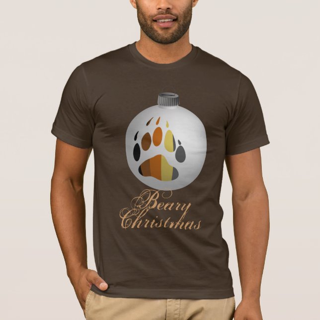 Bear Ornament - Dark shirts (Front)