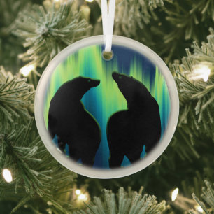 Bear Ornament Personalized Aurora Bears Decoration