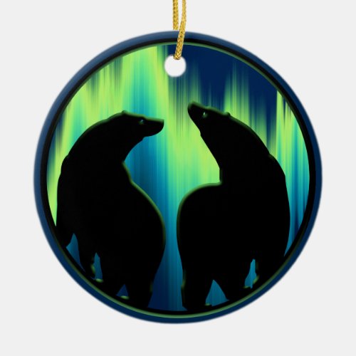 Bear Ornament Personalized Wildlife Art Decoration