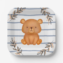 Bear Paper Plate