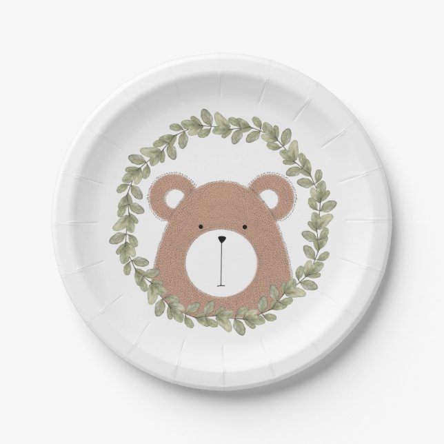 Bear Paper Plates (Front)