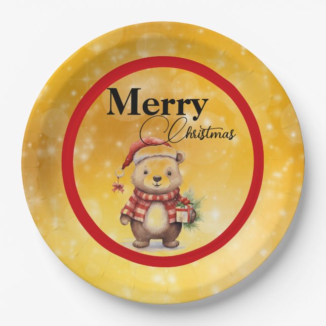 Bear Paper Plates (Front)