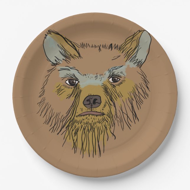 Bear Paper Plates (Front)