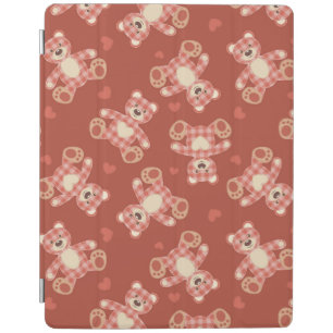bear patchwork pattern iPad smart cover
