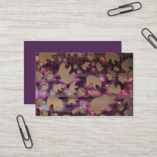 Bear Pattern Business Card
