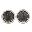 Bear pattern Cufflinks