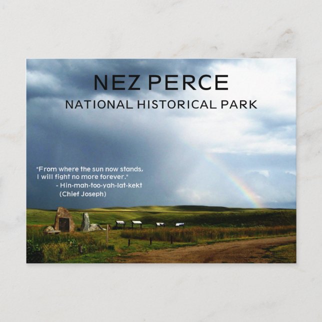 Bear Paw Battlefield, Nez Perce HIstorical Park Postcard (Front)