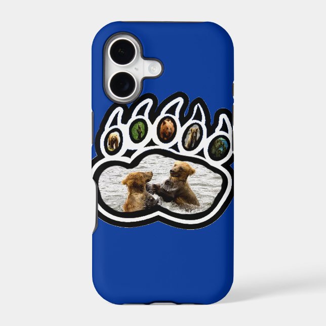 Bear Paw Case-Mate iPhone Case (Back)