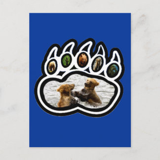 Bear Paw Postcard