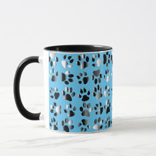 Bear Paw prints mug