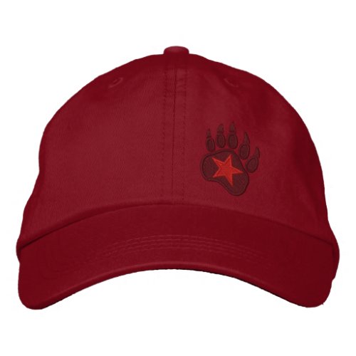Bear Paw Wild Star Embroidery Embroidered Baseball Cap