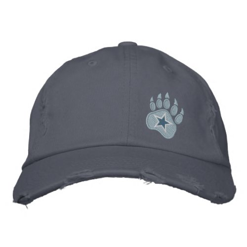 Bear Paw Wild Star Embroidery Embroidered Baseball Hat