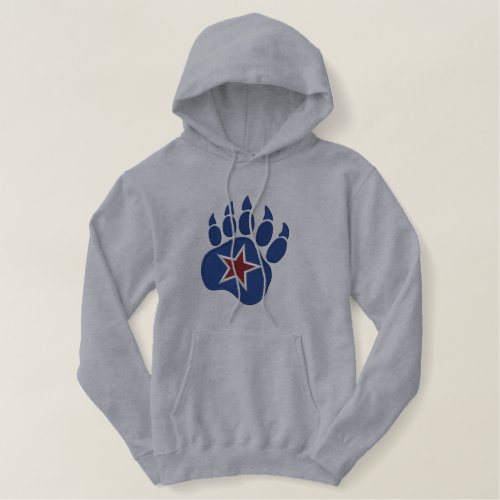 Bear Paw Wild Star Embroidery Embroidered Hoodie