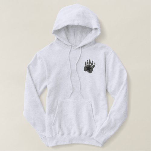 Bear Paw Wild Star Embroidery Embroidered Hoodie