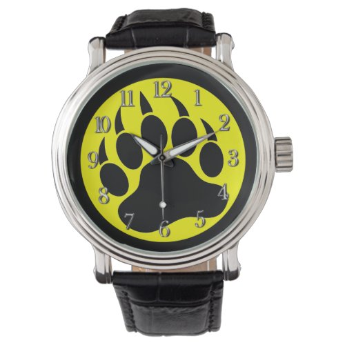 Bear Paw Yellow and Black Watch