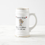 Bear Pediatric Nurses T-shirts and Gifts Beer Stein