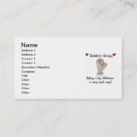 Bear Pediatric Nurses T-shirts and Gifts Business Card