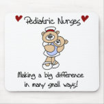 Bear Pediatric Nurses T-shirts and Gifts Mouse Pad