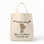 Bear Pediatric Nurses T-shirts and Gifts Tote Bag