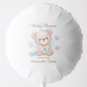 Bear Personalized Baby Shower Balloon