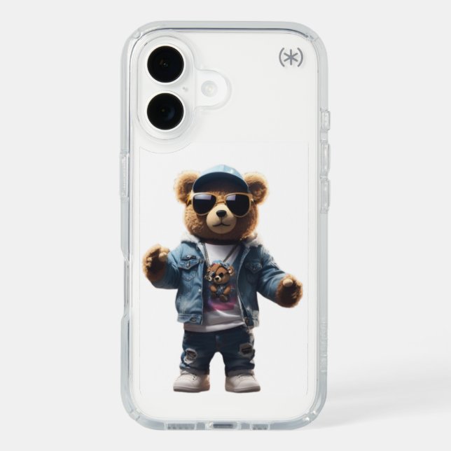 Bear phone casing speck iPhone case (Front)