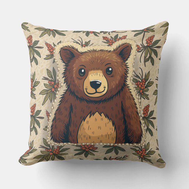 bear pillow cushion (Front)