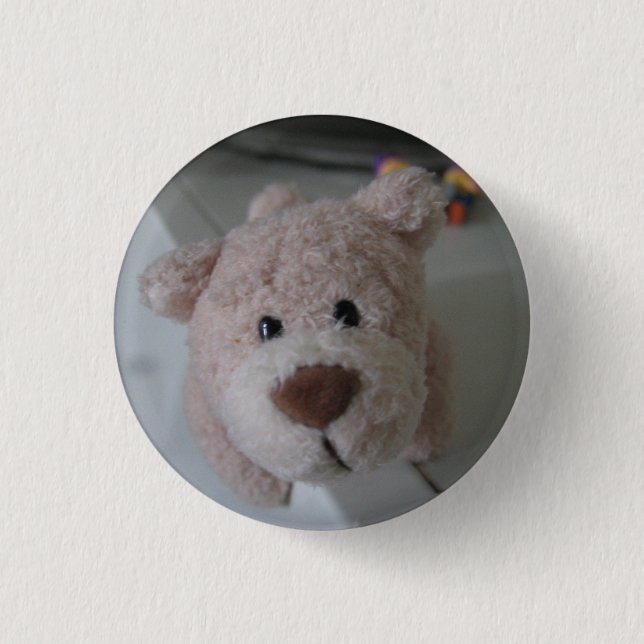 bear pinback button (Front)