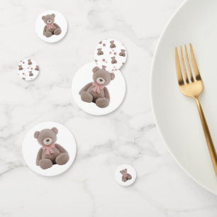 Bear Pink Confetti