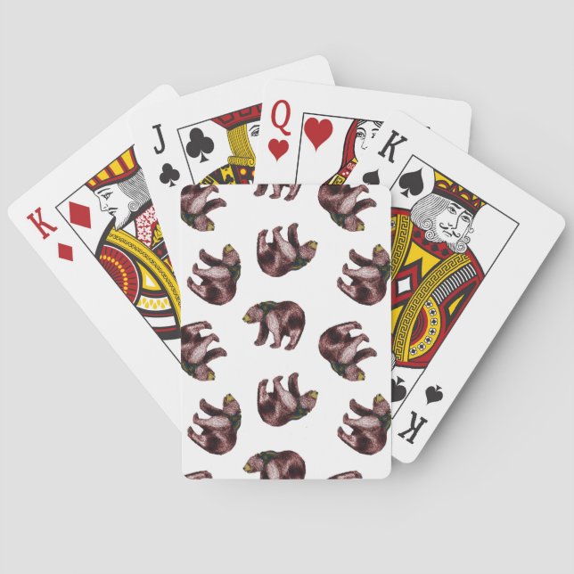 Bear Playing Cards (Back)