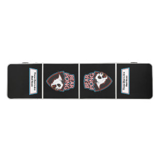 Bear Pong Panda Logo Custom Beer Pong Table