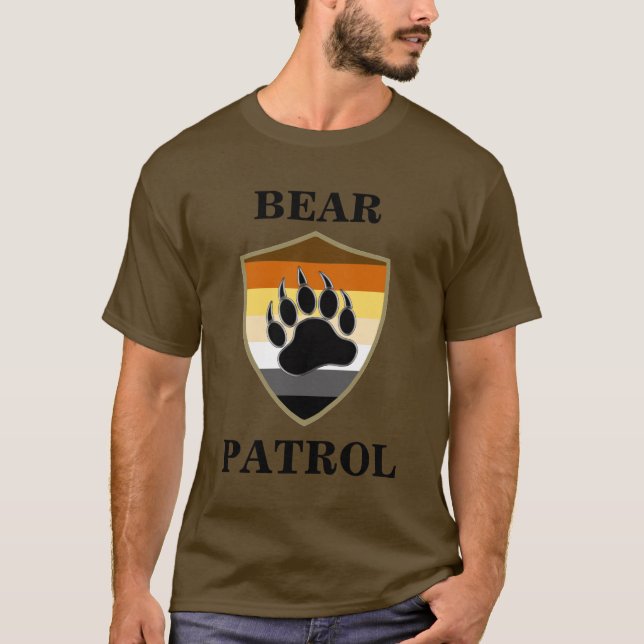 Bear Pride Bear Patrol T-Shirt (Front)