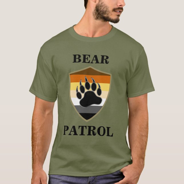 Bear Pride Bear Patrol T-Shirt (Front)