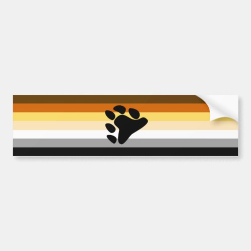 Bear Pride Bumper Sticker