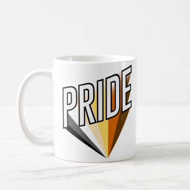 Bear Pride Burst Coffee Mug (Left)