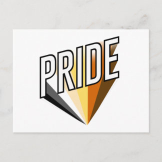 Bear Pride Burst Postcard